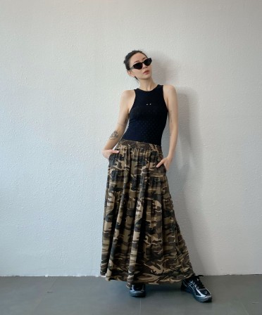 Camouflage Skirt #250411